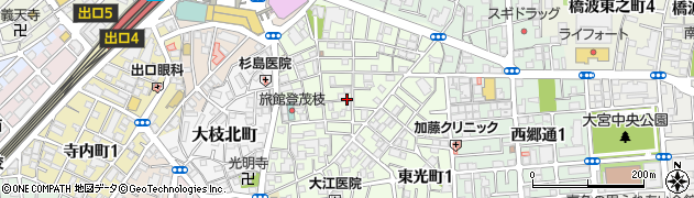 大阪府守口市大枝東町周辺の地図