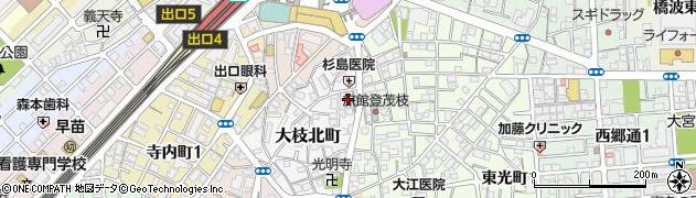 大阪府守口市大枝北町周辺の地図