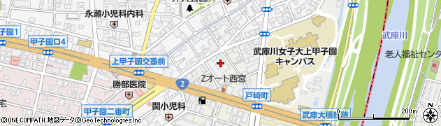 日商岩井上甲子園マンション周辺の地図
