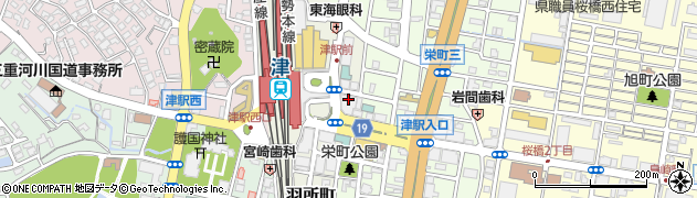 中日本建設コンサルタント株式会社三重事務所周辺の地図