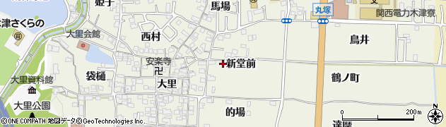 京都府木津川市相楽（新堂前）周辺の地図