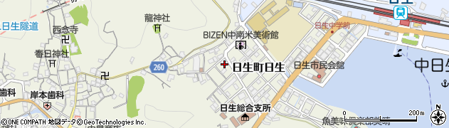 エディオン日生店周辺の地図