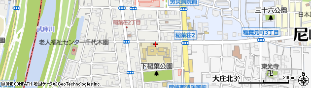 尼崎市立大島小学校周辺の地図