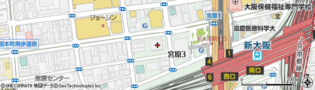 三宝化成工業株式会社　大阪支店周辺の地図