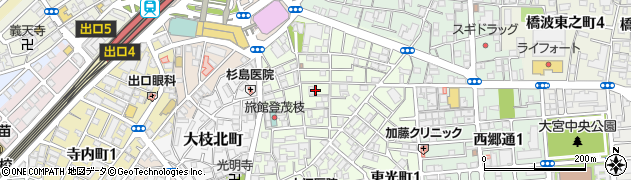 大阪府守口市大枝東町18周辺の地図