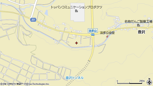 〒437-0032 静岡県袋井市豊沢の地図