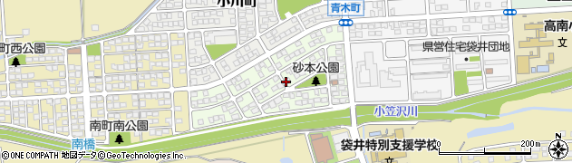静岡県袋井市砂本町周辺の地図