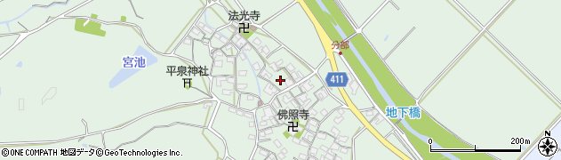 三重県津市分部932周辺の地図