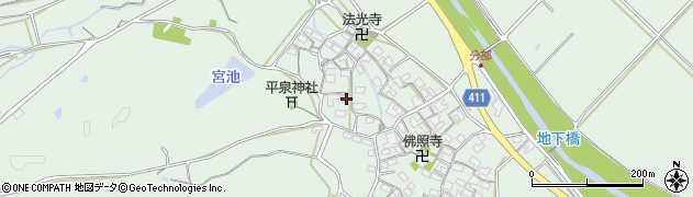 三重県津市分部1018周辺の地図