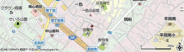 兵庫県加古川市平岡町一色周辺の地図