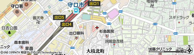 大阪府守口市河原町13周辺の地図