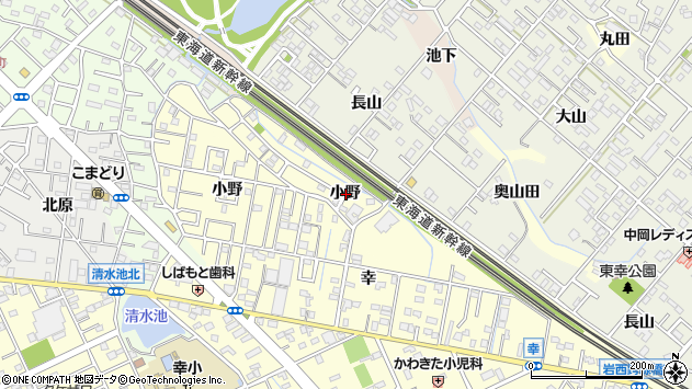 〒441-8156 愛知県豊橋市高師町（北原１、１−５７、５８、７６、８０〜８６、４４番地）の地図