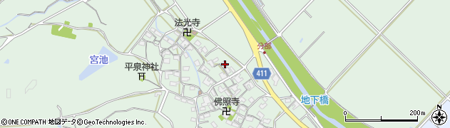 三重県津市分部939周辺の地図