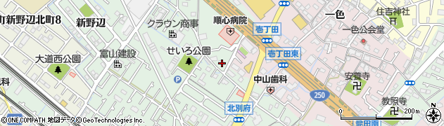 兵庫県加古川市別府町別府845周辺の地図