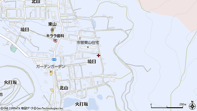 〒441-3141 愛知県豊橋市大岩町北山の地図