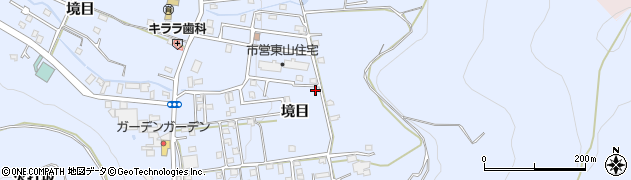 愛知県豊橋市大岩町（北山）周辺の地図