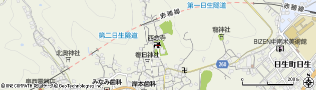 西念寺本堂周辺の地図