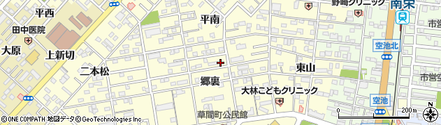 愛知県豊橋市草間町郷裏49周辺の地図