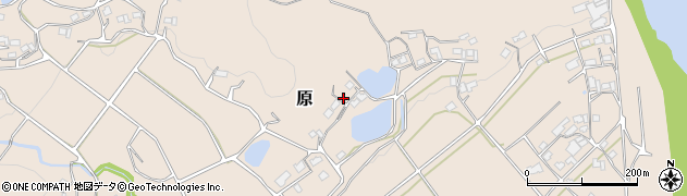 岡山県総社市原1177周辺の地図