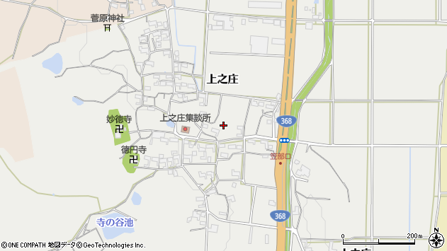 〒518-0121 三重県伊賀市上之庄の地図