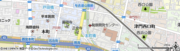 安場邸　染殿町akippa駐車場周辺の地図