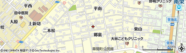 愛知県豊橋市草間町郷裏41周辺の地図