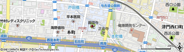 圓福寺周辺の地図