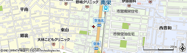 愛知県豊橋市南栄町空池24周辺の地図