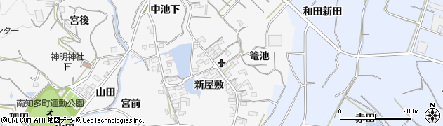 愛知県知多郡南知多町豊丘新屋敷159周辺の地図