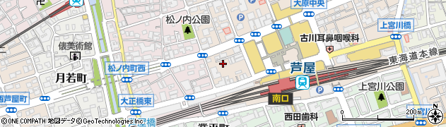 芦屋　千石不動産株式会社周辺の地図