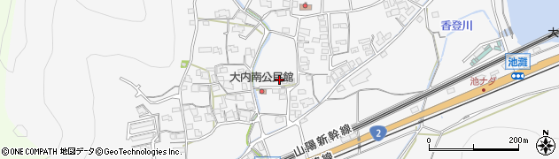 岡山県備前市大内704周辺の地図