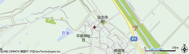 三重県津市分部1009周辺の地図