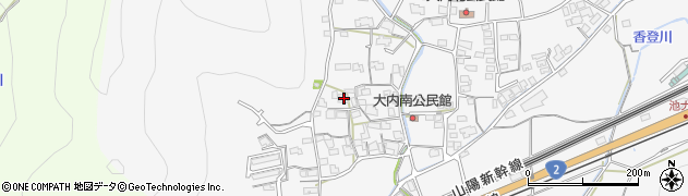 岡山県備前市大内758周辺の地図
