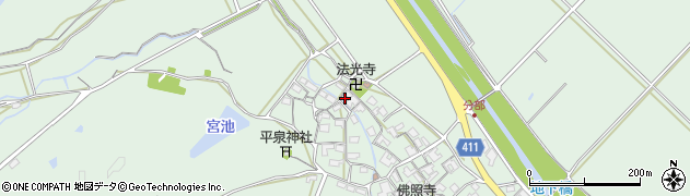 三重県津市分部955周辺の地図