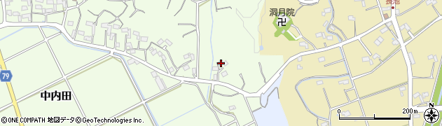 静岡県菊川市中内田492周辺の地図