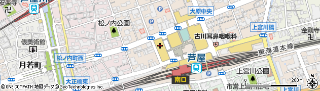 ＳＭＢＣ信託銀行芦屋支店周辺の地図