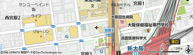 株式会社ＰＦＵ　関西支店周辺の地図