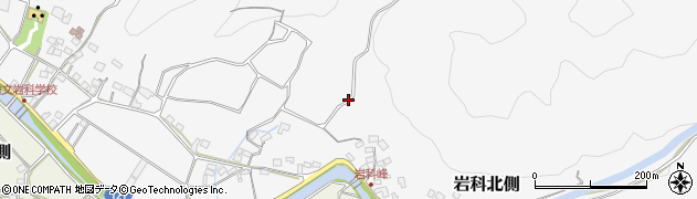 静岡県松崎町（賀茂郡）岩科北側周辺の地図