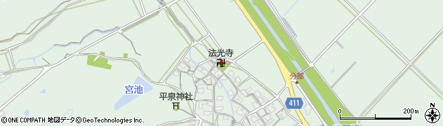 三重県津市分部953周辺の地図