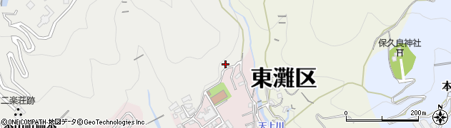兵庫県神戸市東灘区本山町岡本（梅林）周辺の地図