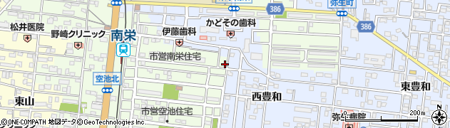 愛知県豊橋市南栄町空池119周辺の地図