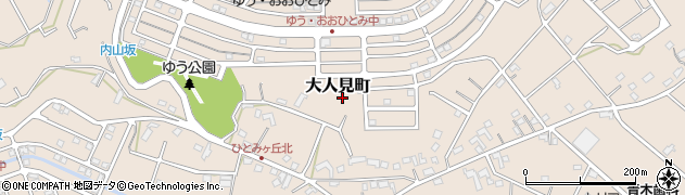 静岡県浜松市西区大人見町周辺の地図