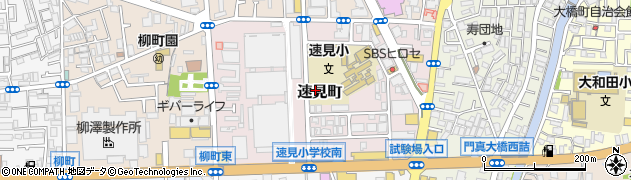 大阪府門真市速見町周辺の地図