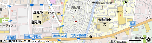 大阪府門真市寿町周辺の地図