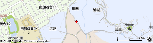 京都府木津川市加茂町尻枝川向3周辺の地図