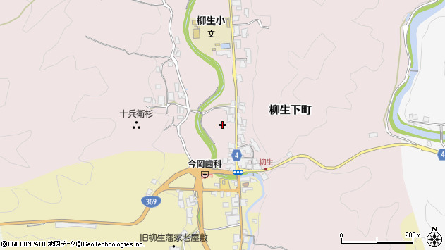 〒630-1231 奈良県奈良市柳生下町の地図