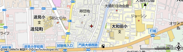 大阪府門真市寿町17周辺の地図