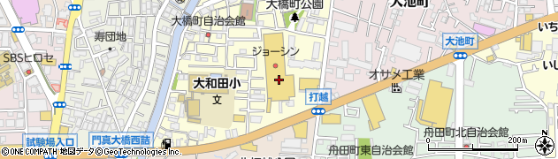 ホームセンターコーナン門真大橋店周辺の地図