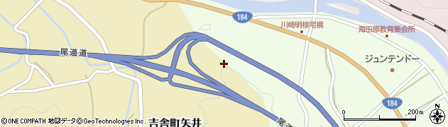 広島県三次市吉舎町矢井周辺の地図