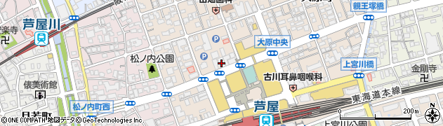 三井住友信託銀行芦屋支店 ＡＴＭ周辺の地図